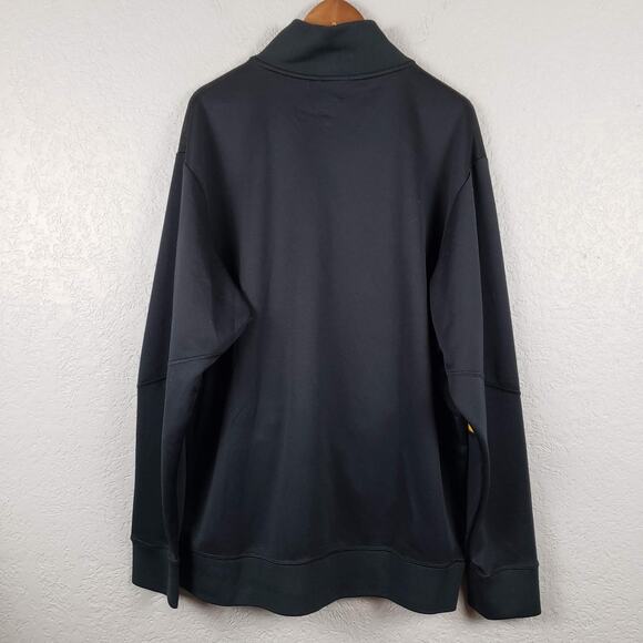 Nike Full Zip Jacket Mock Neck Black Gold - XL - Picture 4 of 5